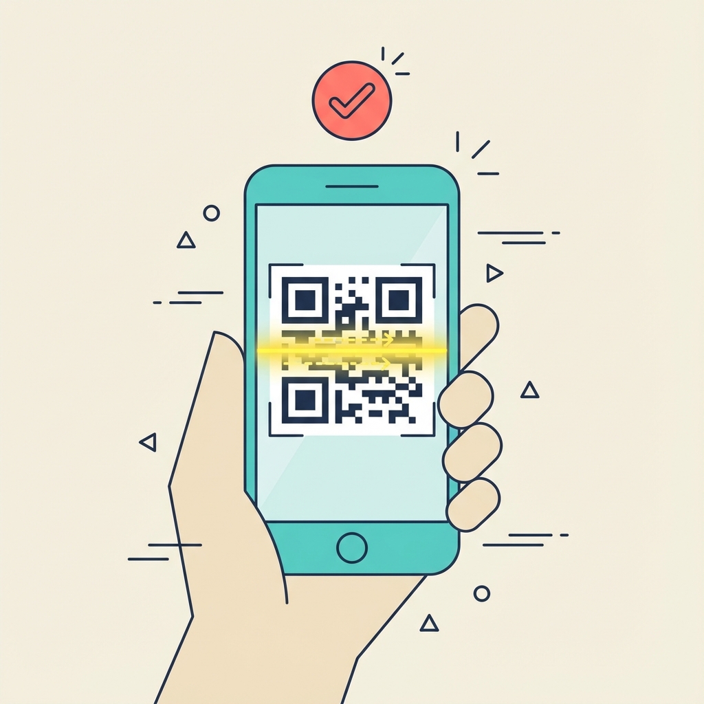 Skanowanie kodu QR przesyłki telefonem